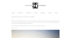 Desktop Screenshot of blog.iconoclash-photography.com